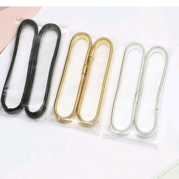 1pcs Bracelet or Sleeve Cuff Holder Metal Sleeve Garter 2 in 1 - Picture 3 of 12